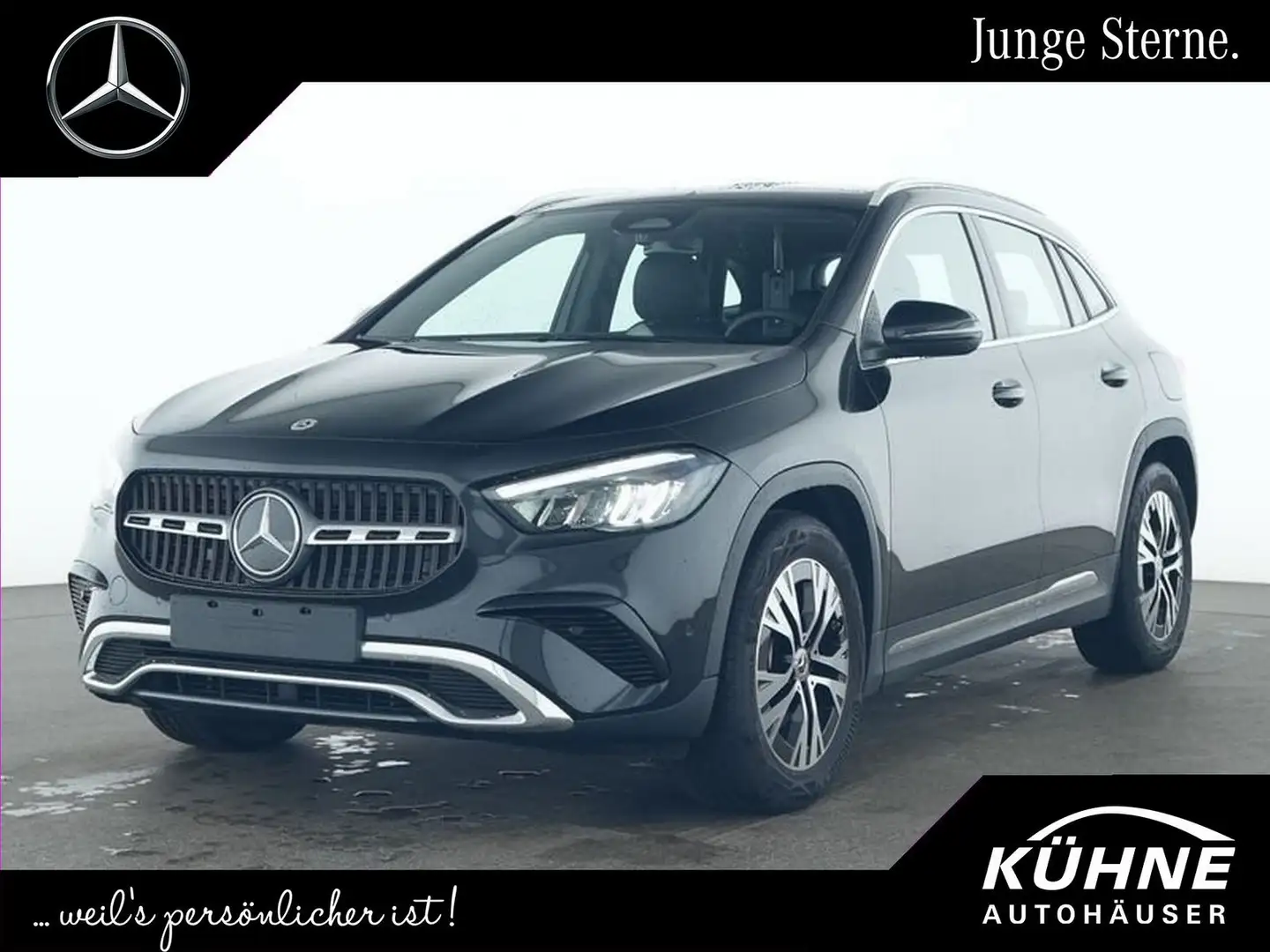 Mercedes-Benz GLA 180 Progressive+Leder+Panodach+AHZV+Volldig Noir - 1