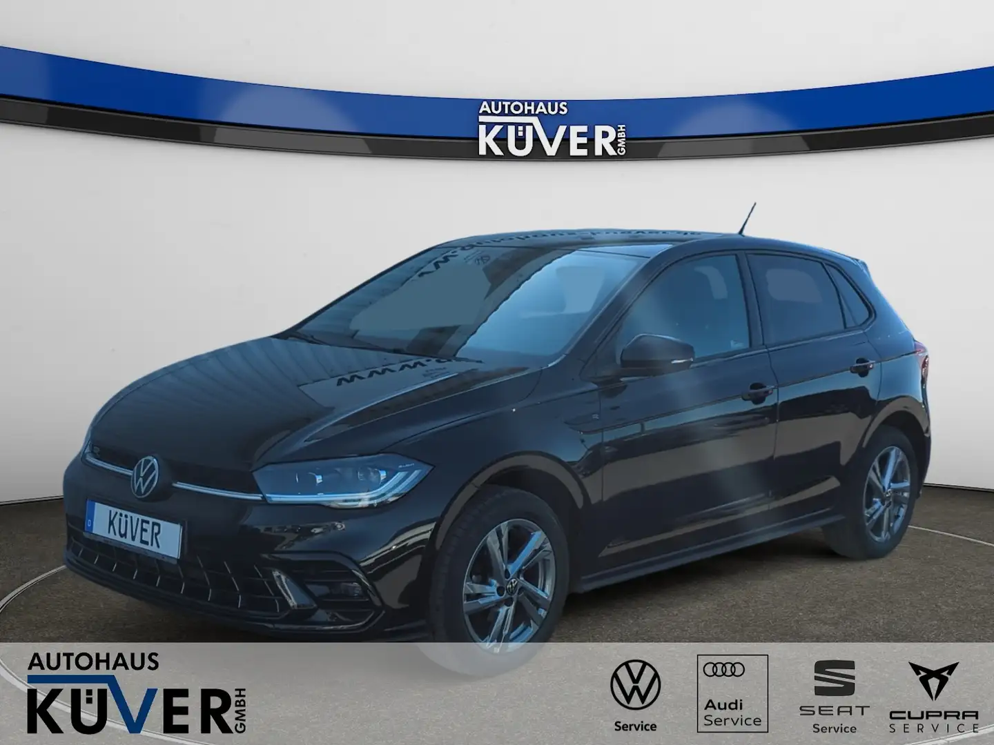 Volkswagen Polo R-Line 1,0 TSI DSG ACC+Matrix+Shzg.+IQ+16´´ Schwarz - 1