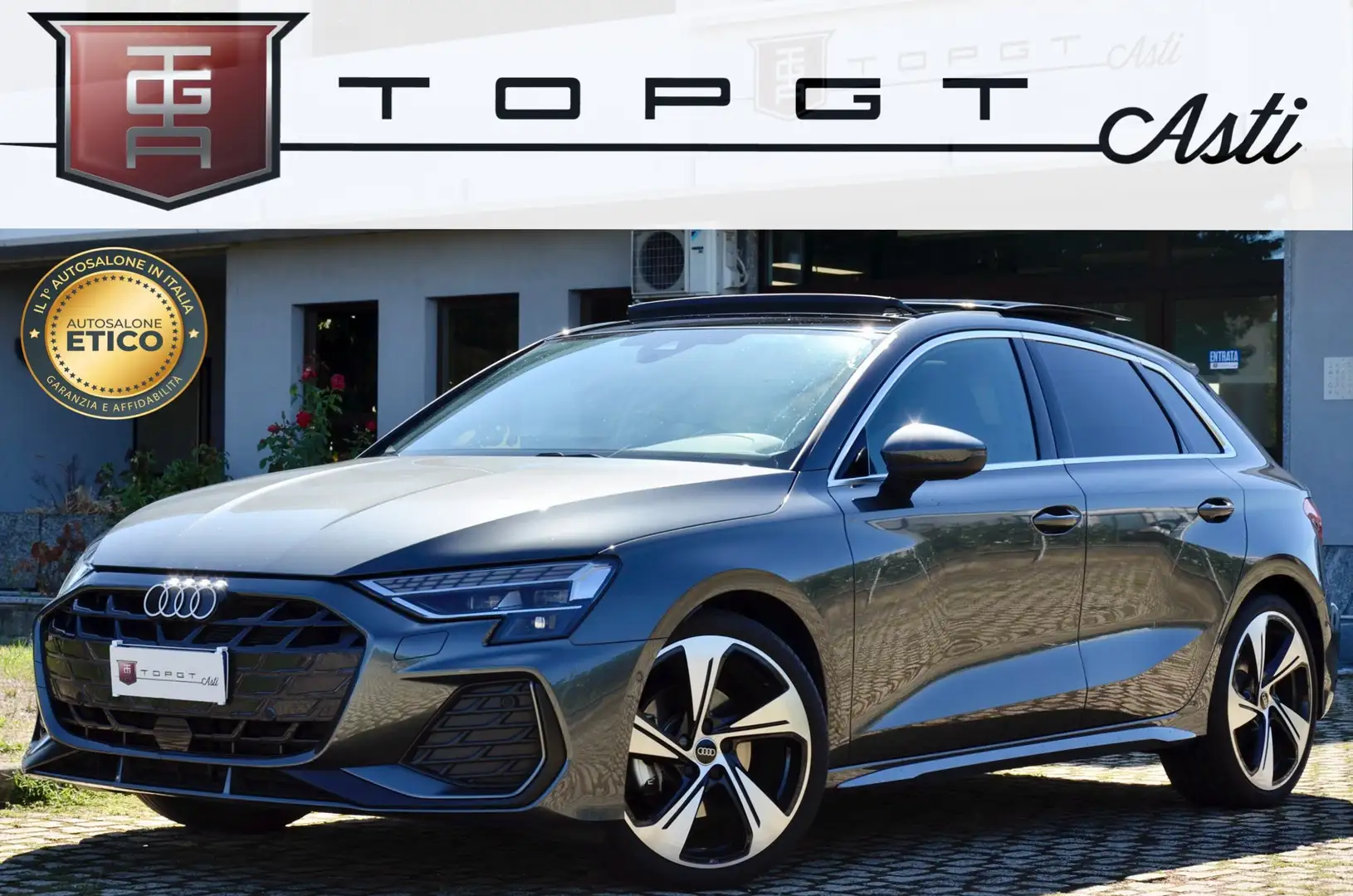 Audi A3 SPB 1.5 tfsi mhev S line INT+EXT 150cv s-tronic Grigio - 1