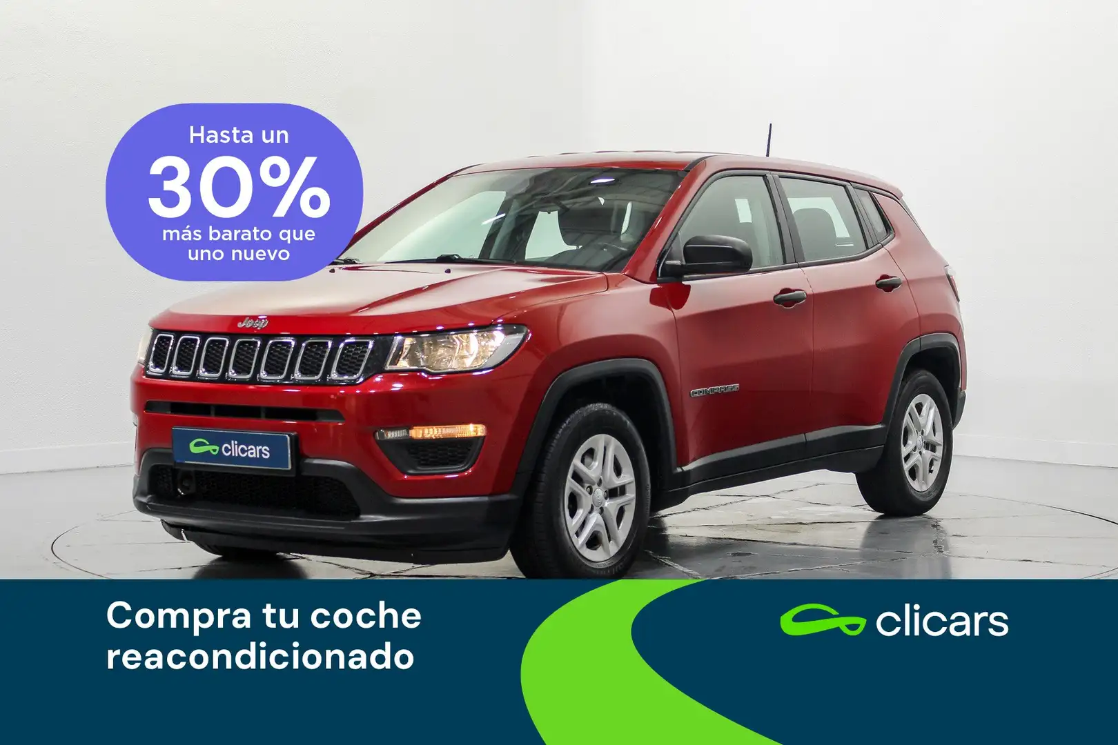 Jeep Compass 1.6 Mjt Limited 4x2 Rouge - 1