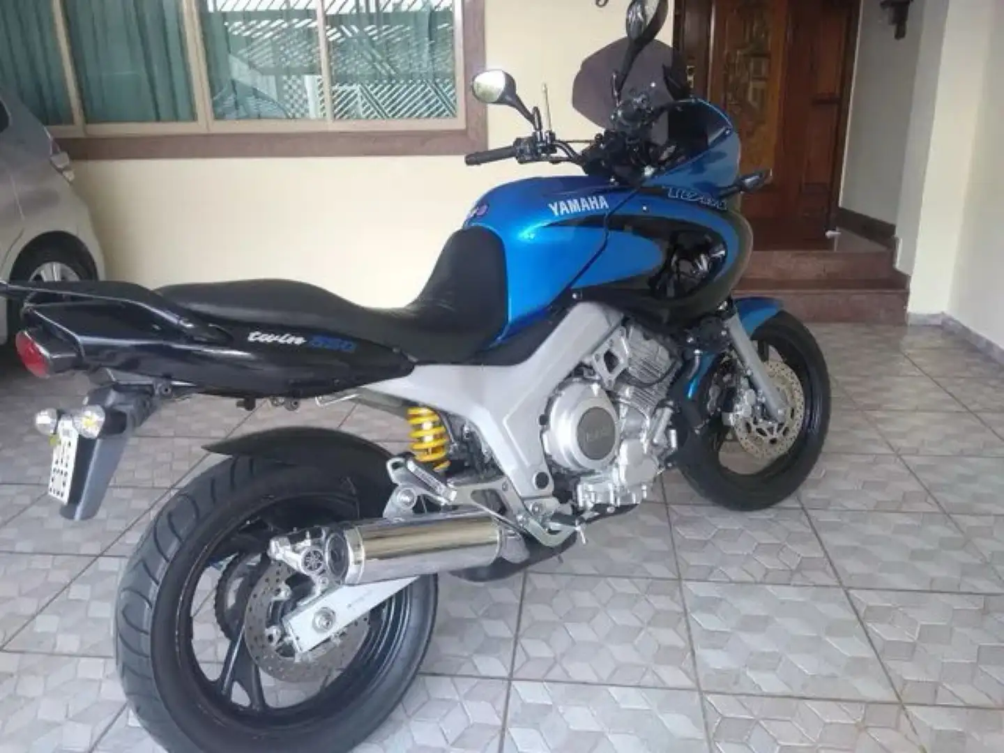 Yamaha TDM 850 bauletto grande Albastru - 1