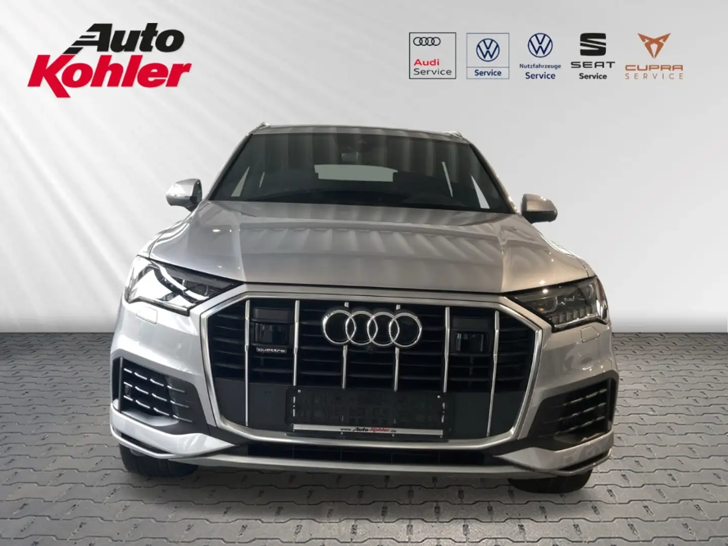 Audi Q7 55 TFSI e quattro basis 3.0 TFSI e Assistenz-Paket Silber - 2