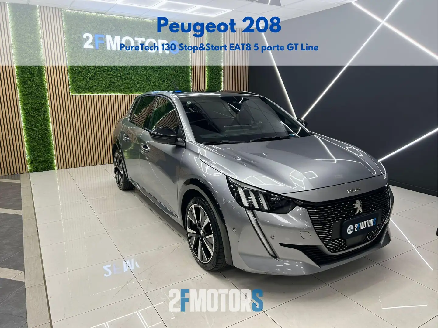 Peugeot 208 1.2 puretech GT Line EAT8 131 CV Argento - 1