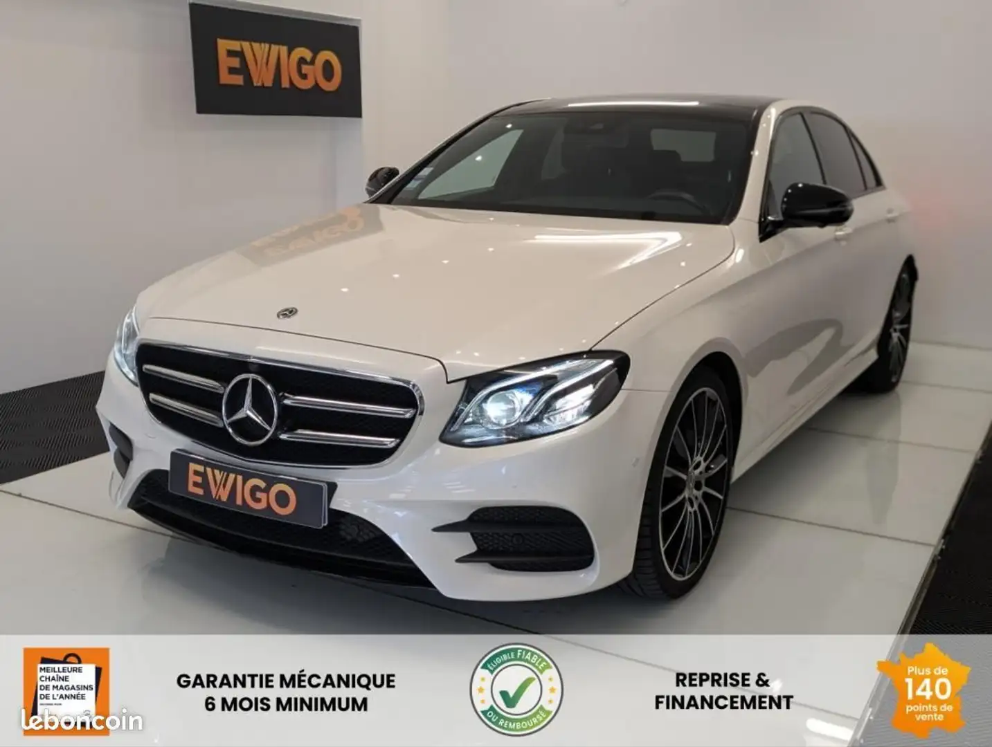 Mercedes-Benz E 350 Mercedes 350D 258ch SPORTLINE 4MATIC 9G-TRONIC Wit - 1