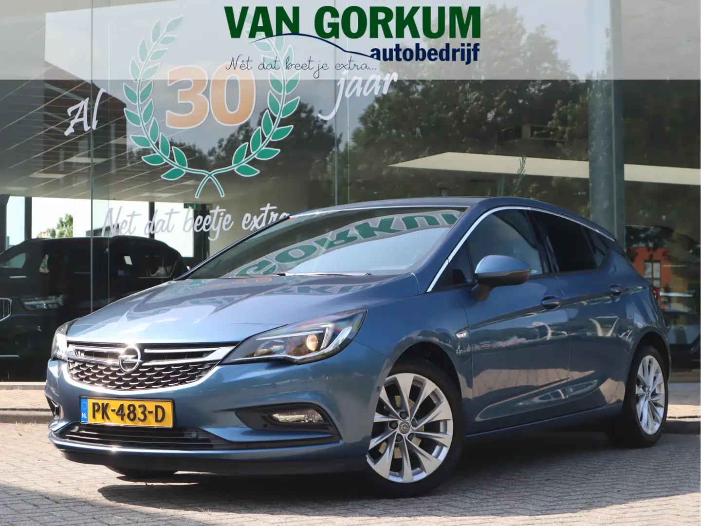 Opel Astra 1.4 150 PK Innovation + Blauw - 1