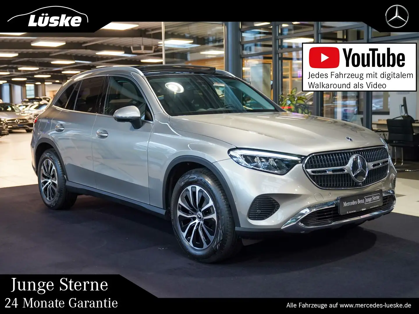 Mercedes-Benz GLC 220 GLC 220 d 4M AVANTGARDE Panorama AHK 360° Memory Silber - 1