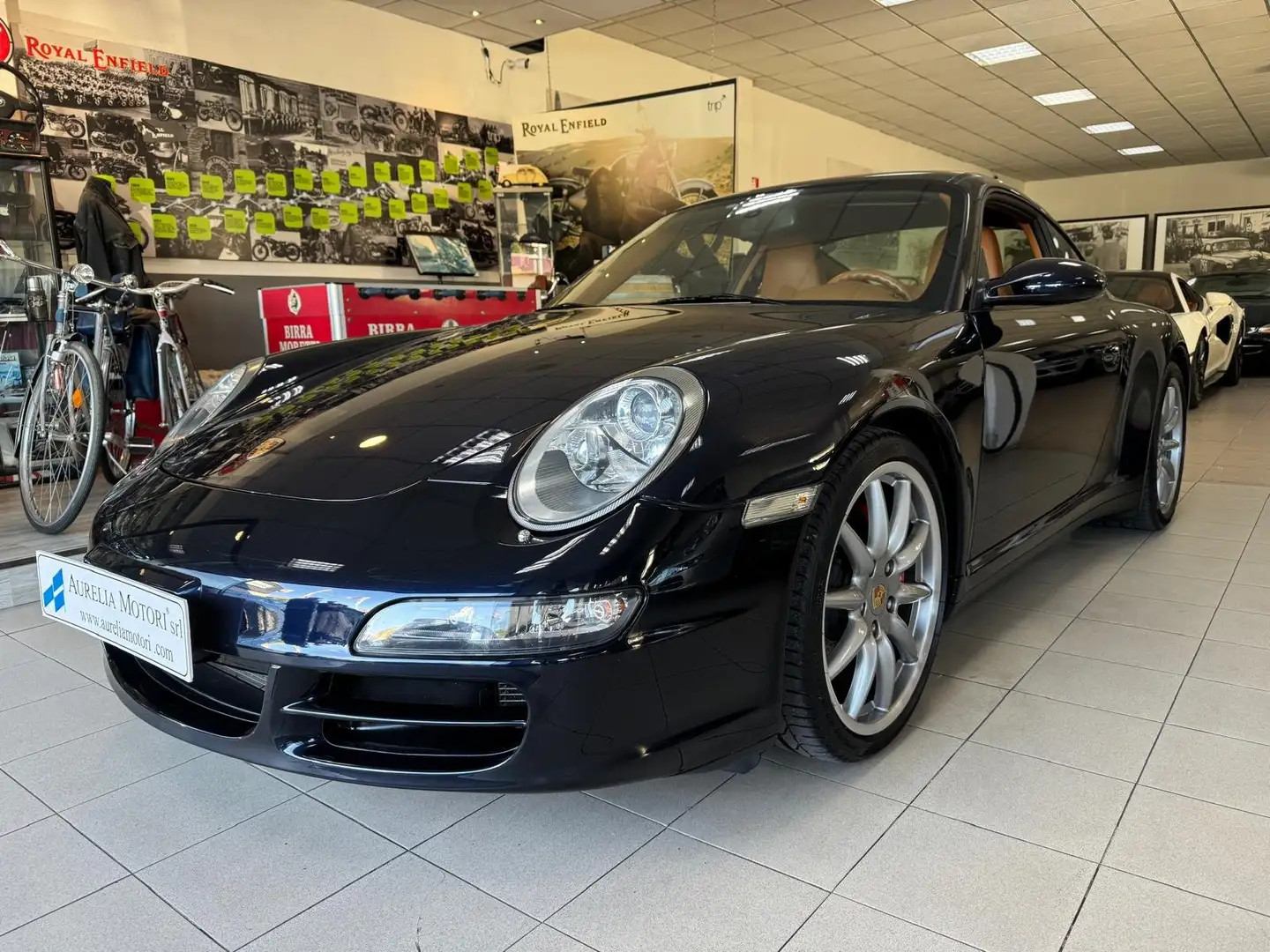 Porsche 911 911 997 Coupe 3.8 Carrera 4S TAGLIANDI PARI NUOVO! Blu/Azzurro - 1