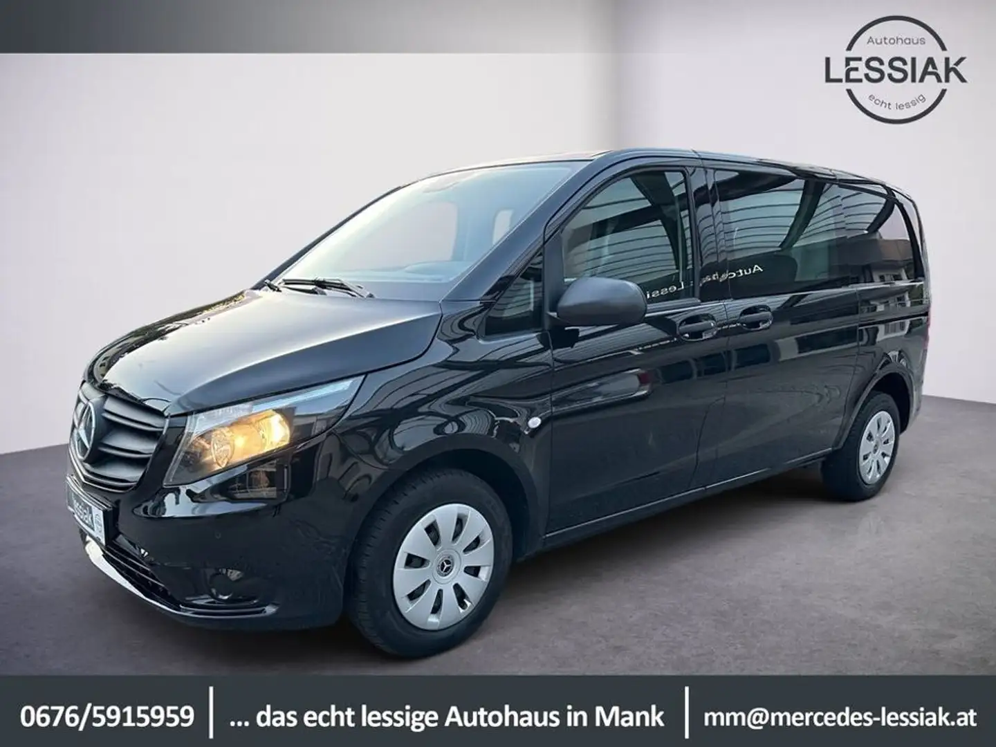 Mercedes-Benz Vito 114 CDI Business-Van kompakt | AHV | RFK usw Noir - 1