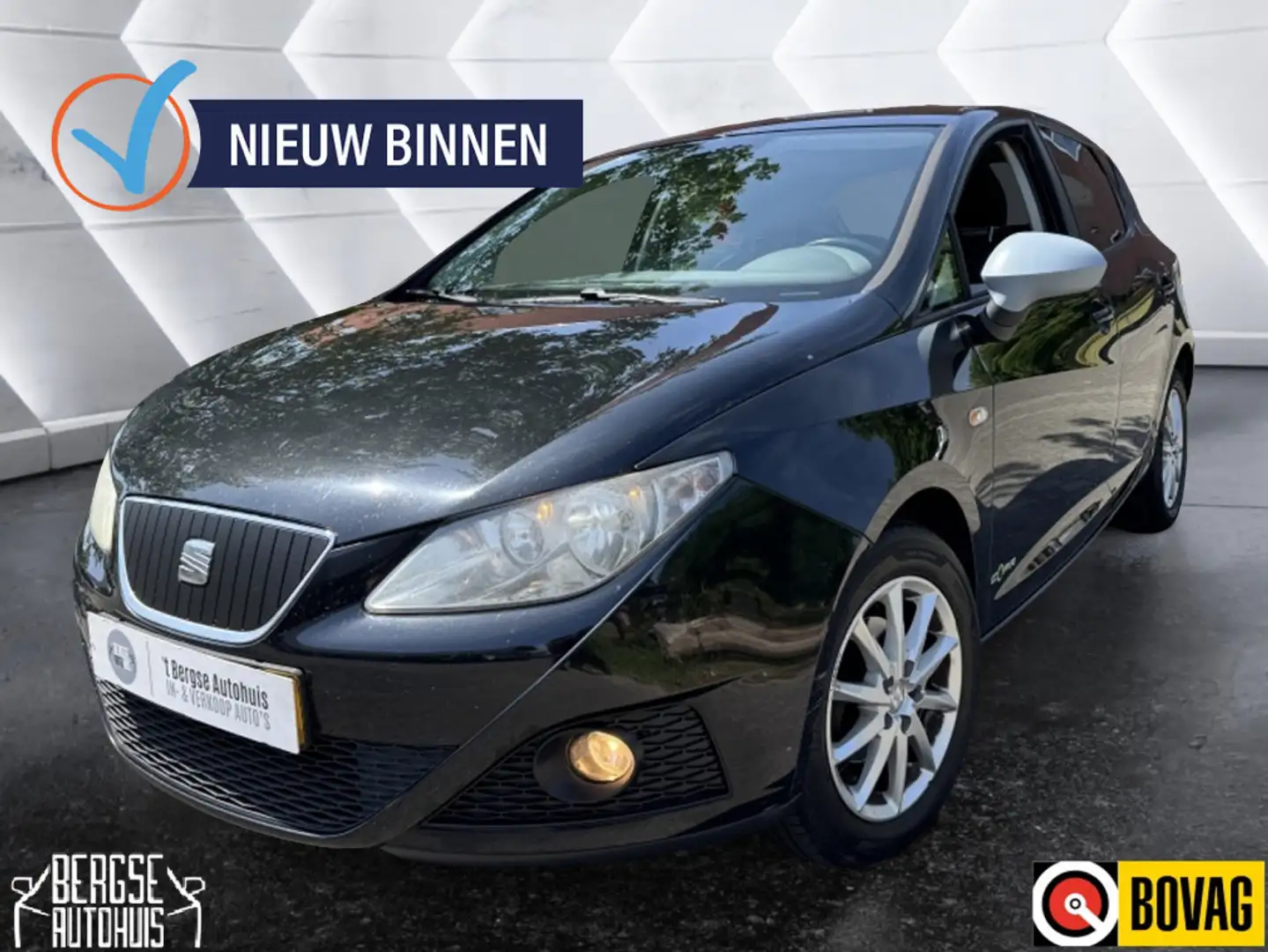 SEAT Ibiza 1.2 TDI COPA Pl Eco. Ecc Cruise Lmv Noir - 1