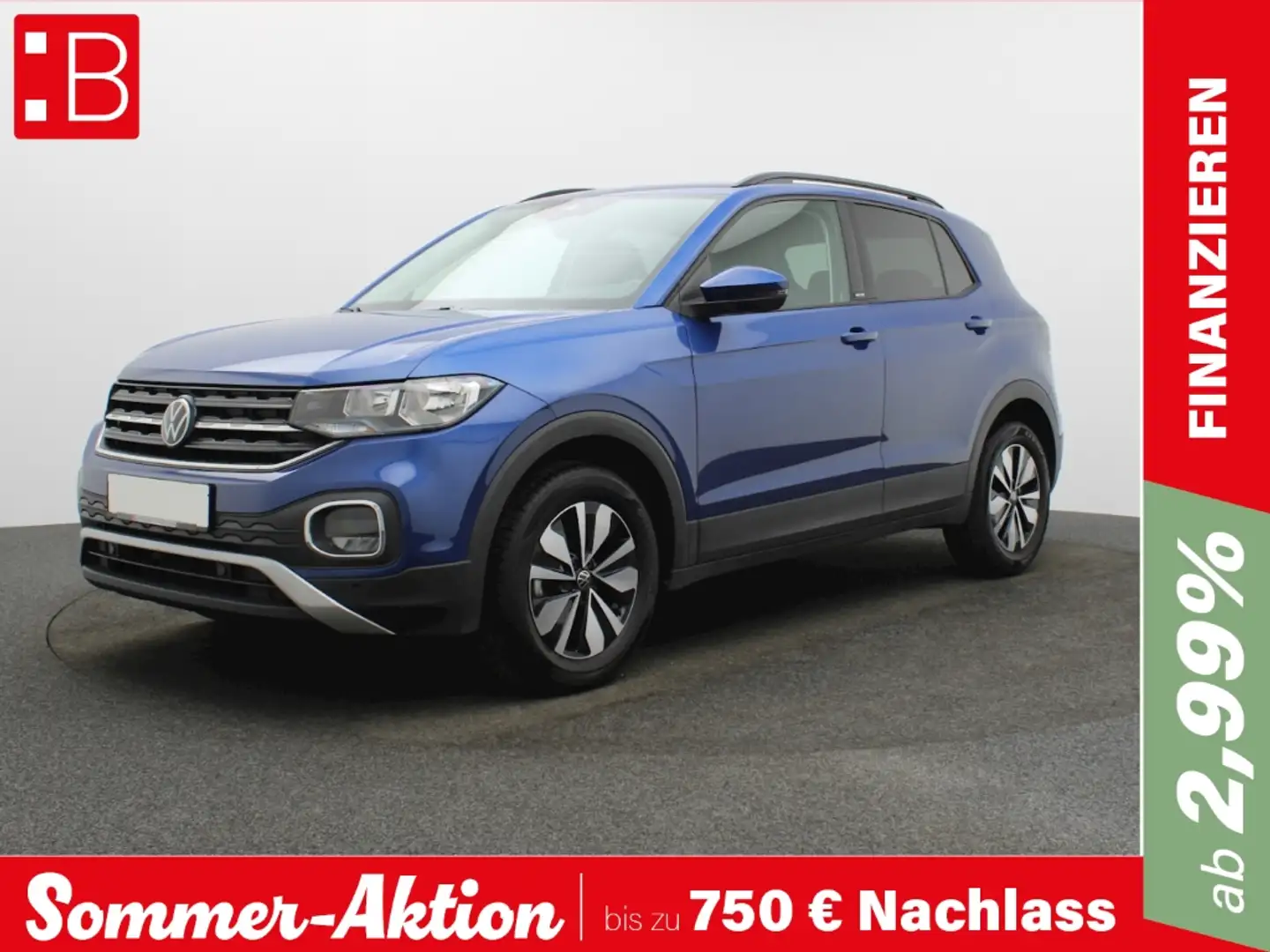 Volkswagen T-Cross 1.0 TSI DSG Move NAVI ACC KAMERA ALU16 Modrá - 1