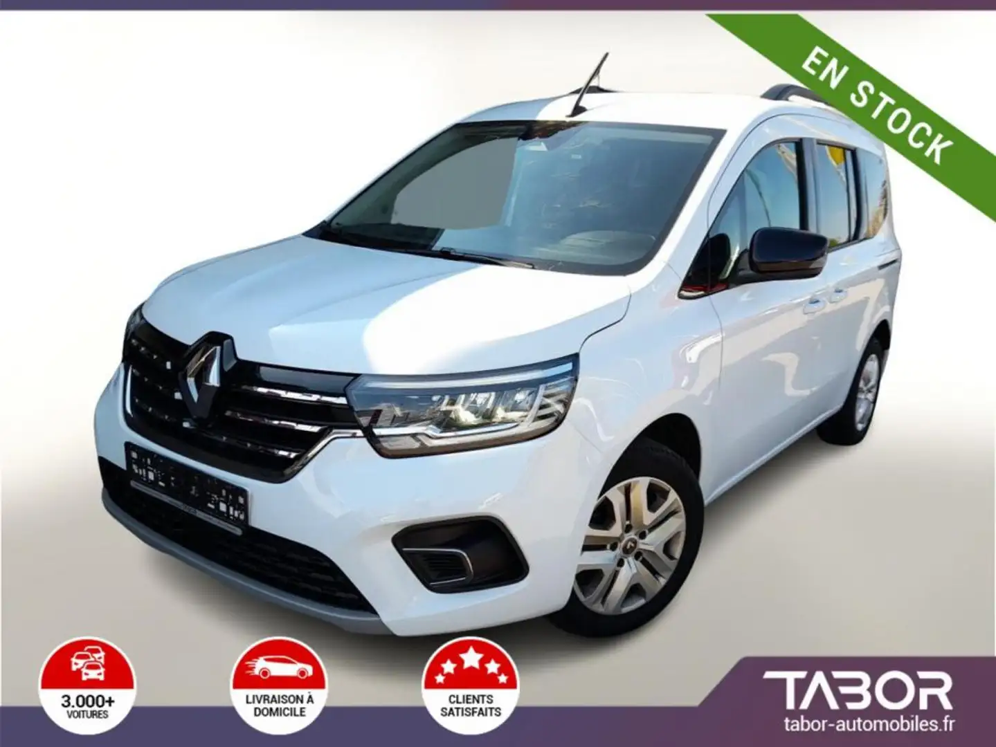 Renault Kangoo TCe 130 Techno LED GPS Radars Blanc - 1