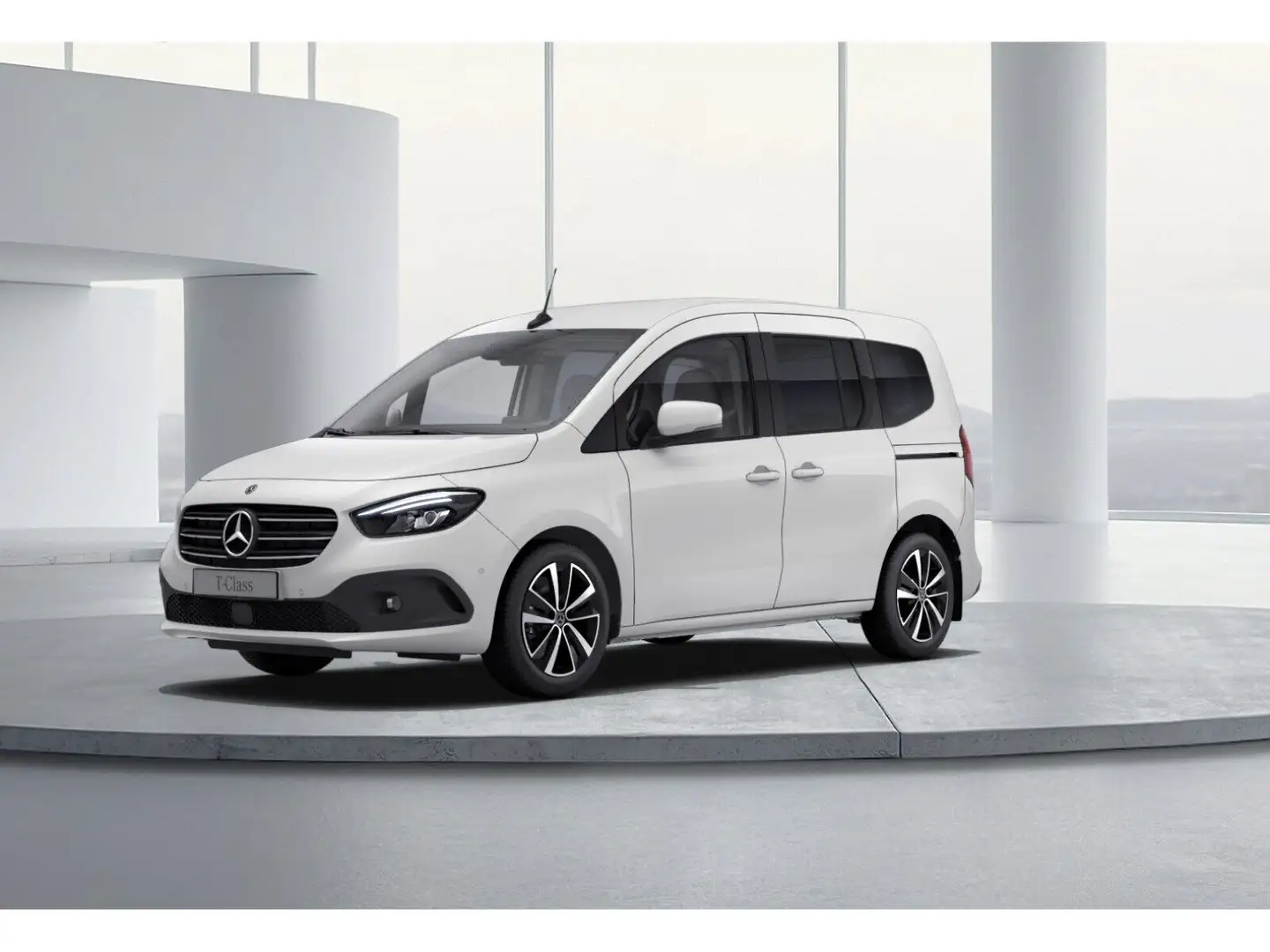Mercedes-Benz T-Klasse T 180 d Standard Aut. PTS Navi Cam SHZ LED Weiß - 2