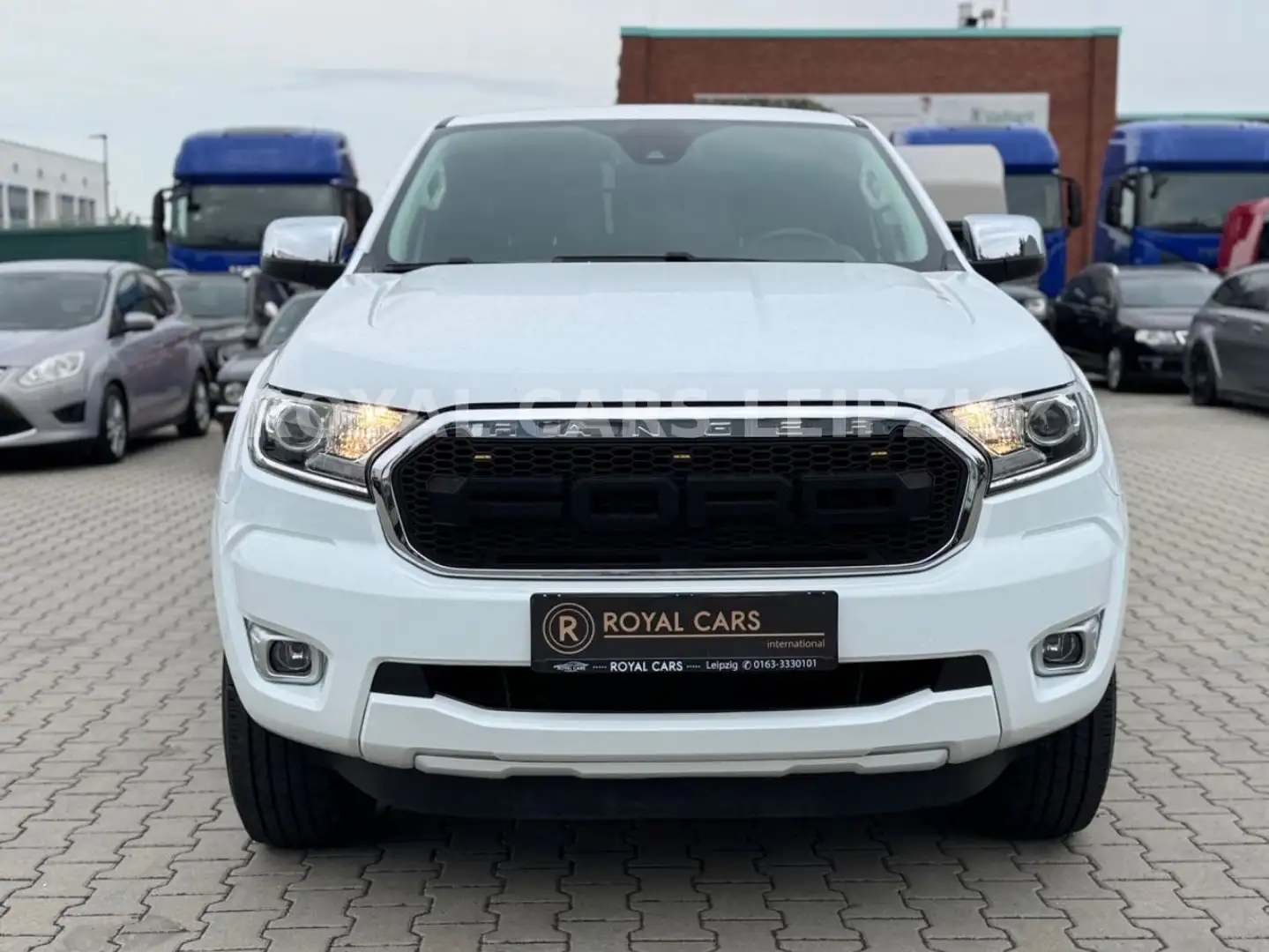 Ford Ranger 2.0 Extrakabine 4x4,Aut,Klima,Bergabfahrs Weiß - 2