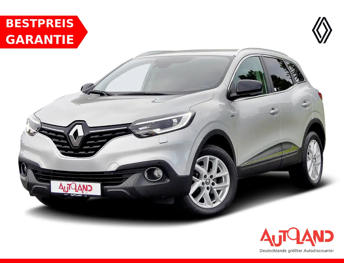 Renault Kadjar 1.3 TCE Navi Tempomat Sitzheizung PDC USB Argent - 1