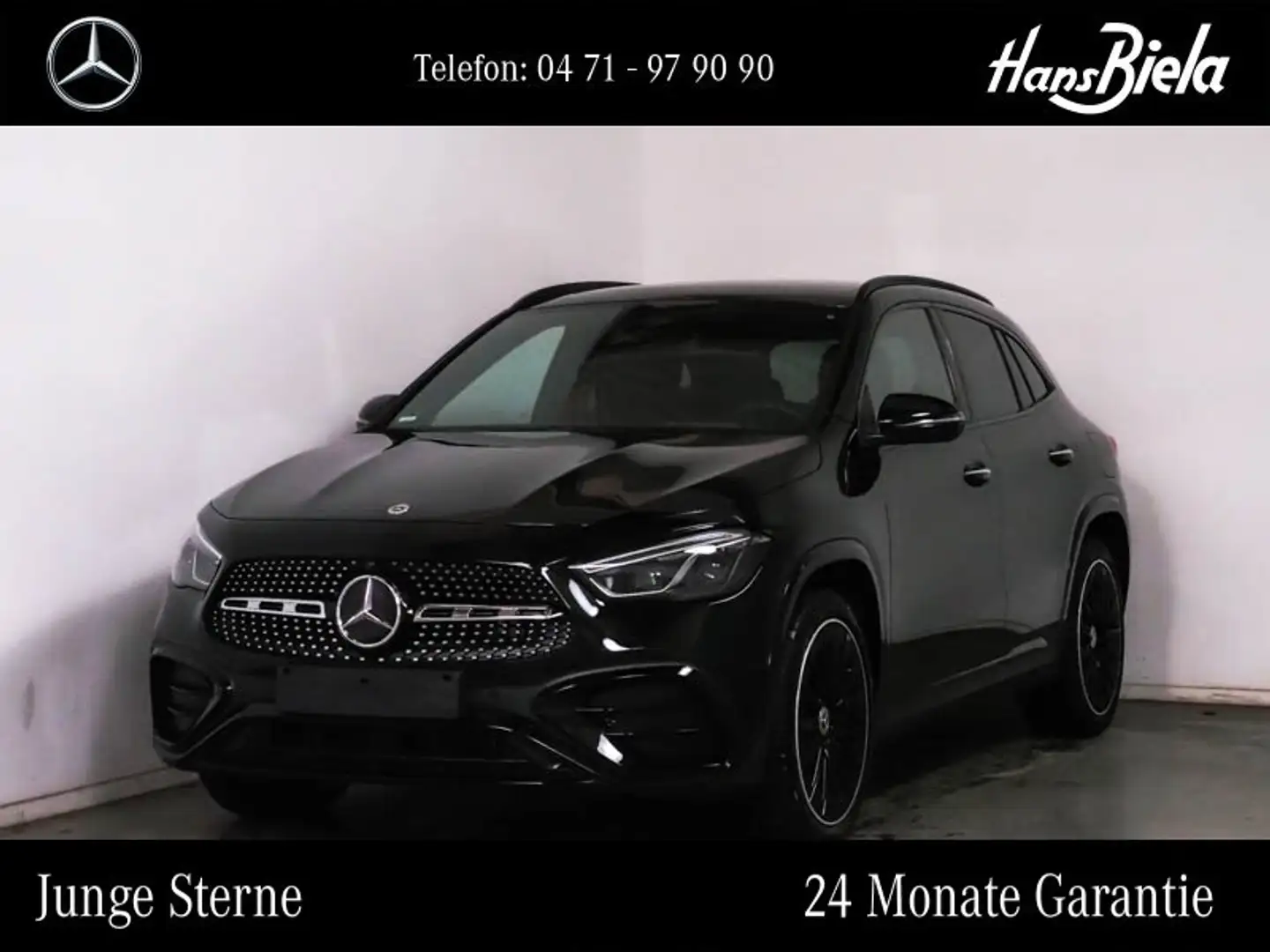 Mercedes-Benz GLA 250 GLA 250 e AMG Prem+/Night/20"/Pan/Dis/AHK/360° Schwarz - 1