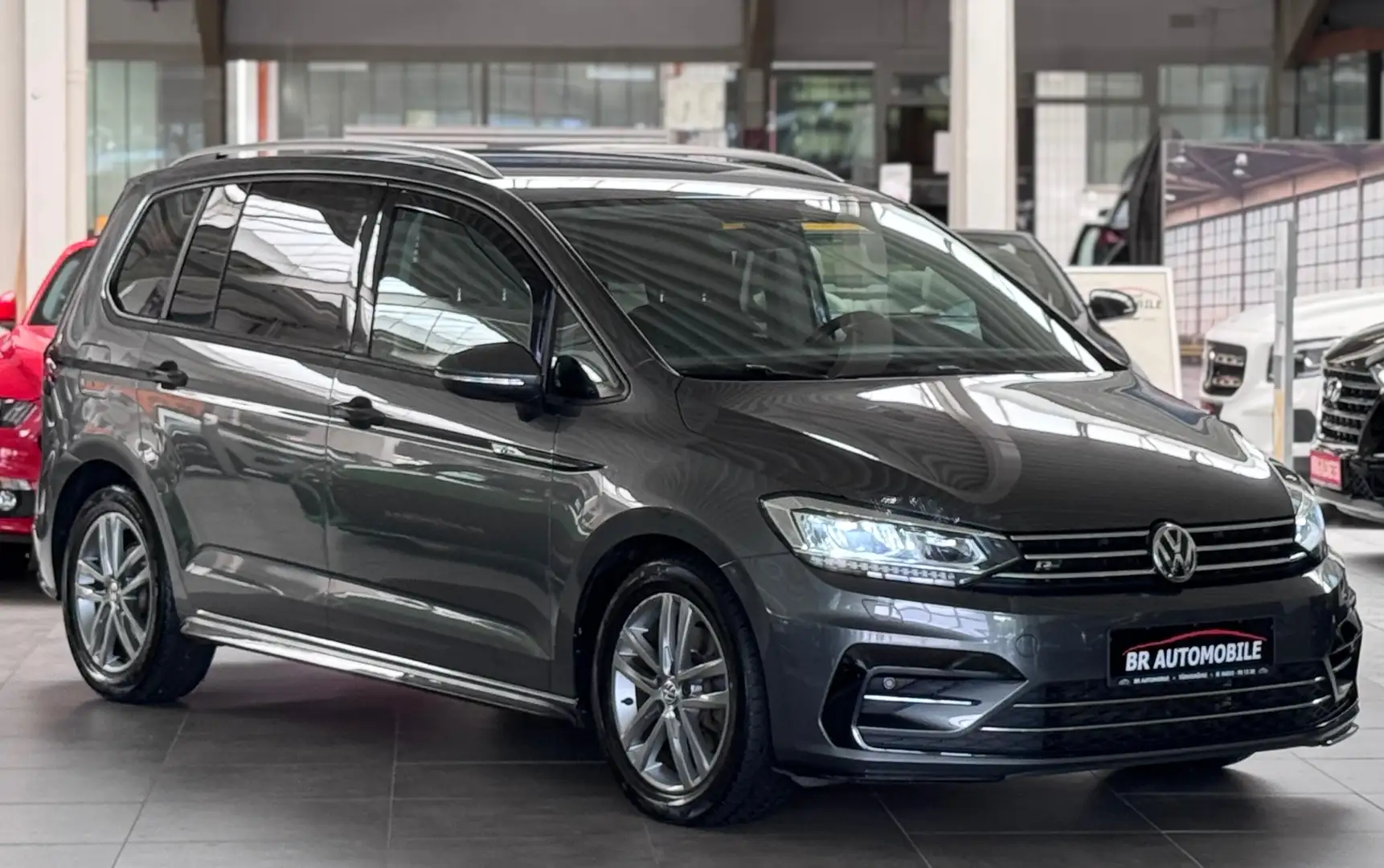 Volkswagen Touran R-Line*7-Sitze*LED*Kamera*Navi*Standheizung*AHK* Grau - 2