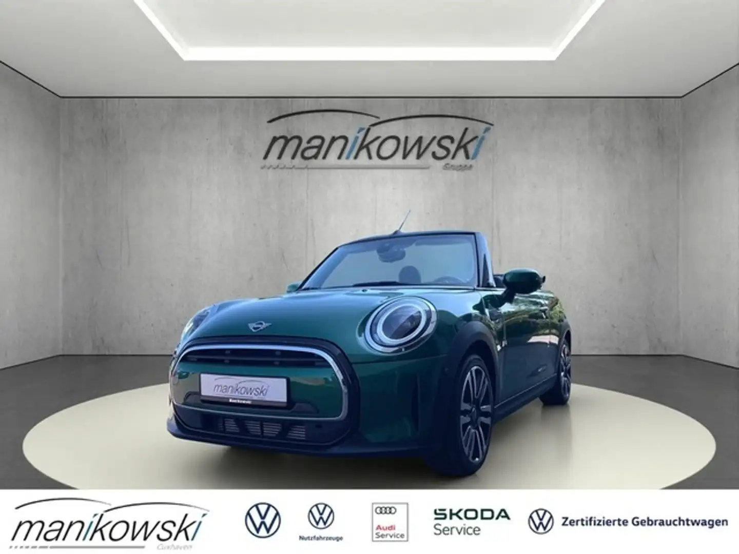 MINI One Cabrio *Classic Trim*HUD+Navi+GJR+Leder+BT+RFK+PDC+Stzhzg Grün - 1