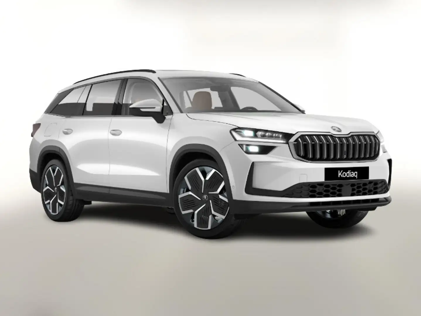 Skoda Kodiaq Selection Select Pano Leder AHK 7S HUD 360° Can... Weiß - 1