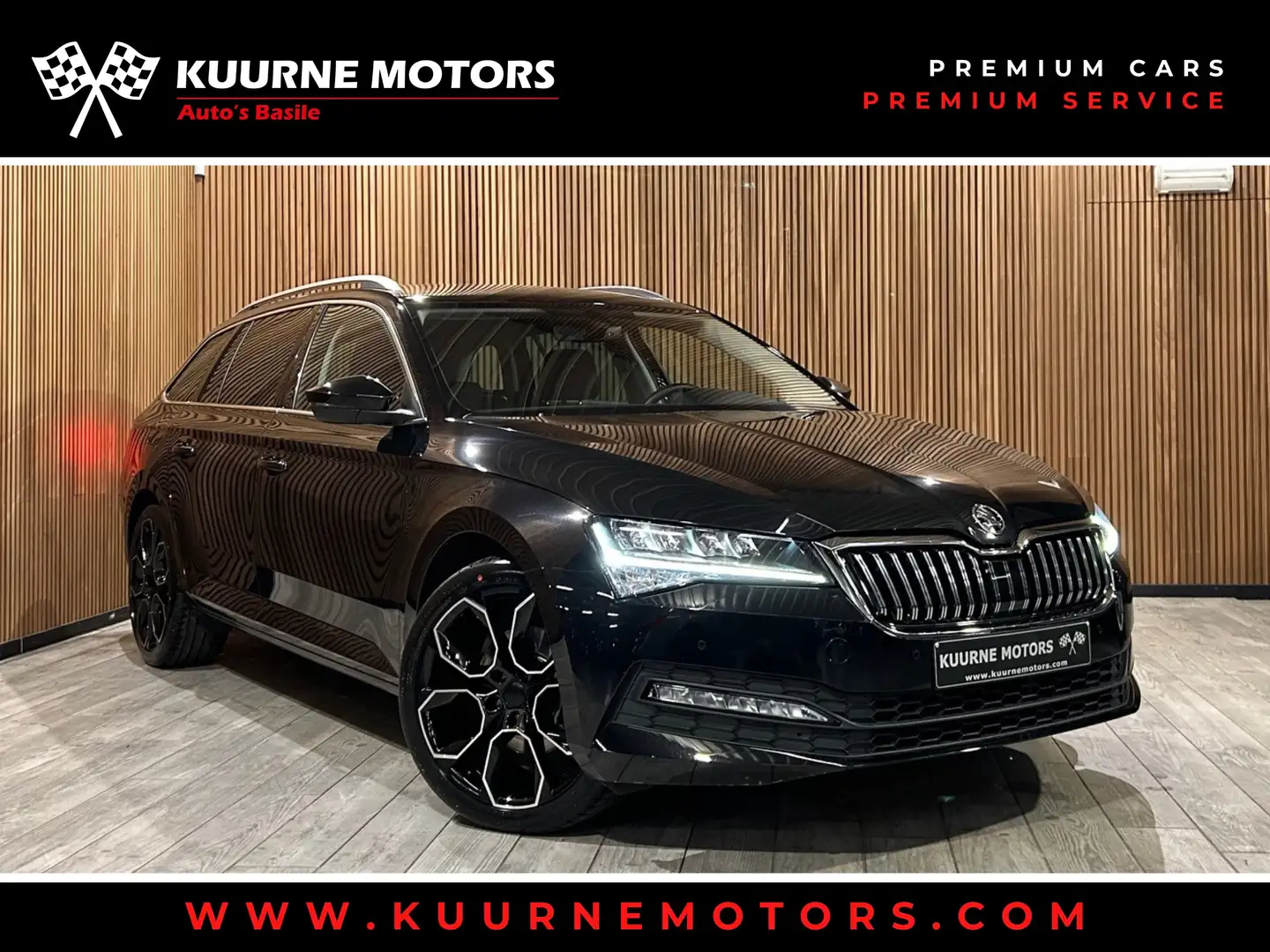 Skoda Superb Combi 2.0 TDI DSG Alu19"/Led/Cam/Gps *1j garantie* Schwarz - 1