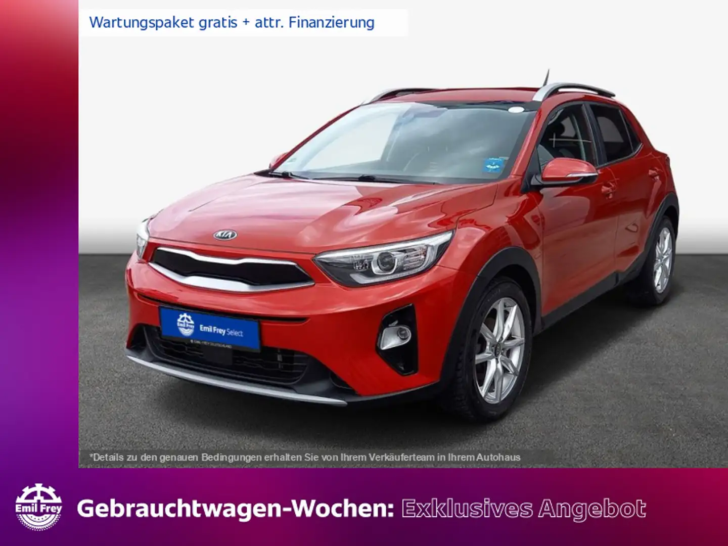 Kia Stonic 1.0 T-GDI 120 Edition 7 Rot - 1