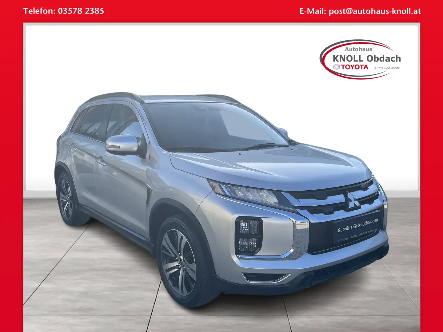 Mitsubishi ASX 2,0 Mivec Inform Plus 4WD Silber - 1