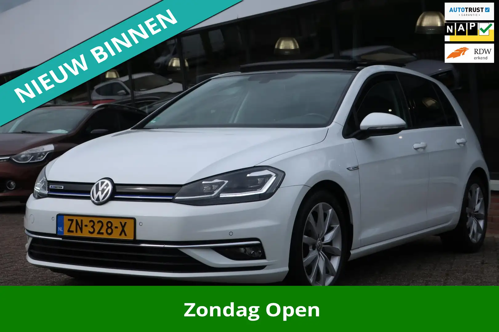 Volkswagen Golf 1.5 TSI Highline 7.5 2e EIG_LED_PANO_GR-NAVI_PDC V Blanco - 1