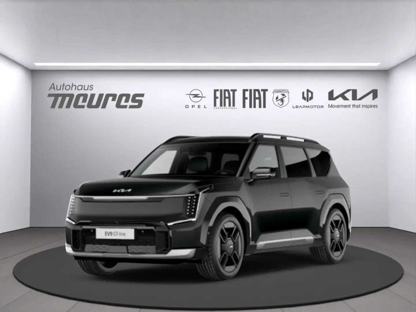 Kia EV9 GTL AWD 7-Sitzer El. Panodach Massagesitze El. Hec Negru - 1
