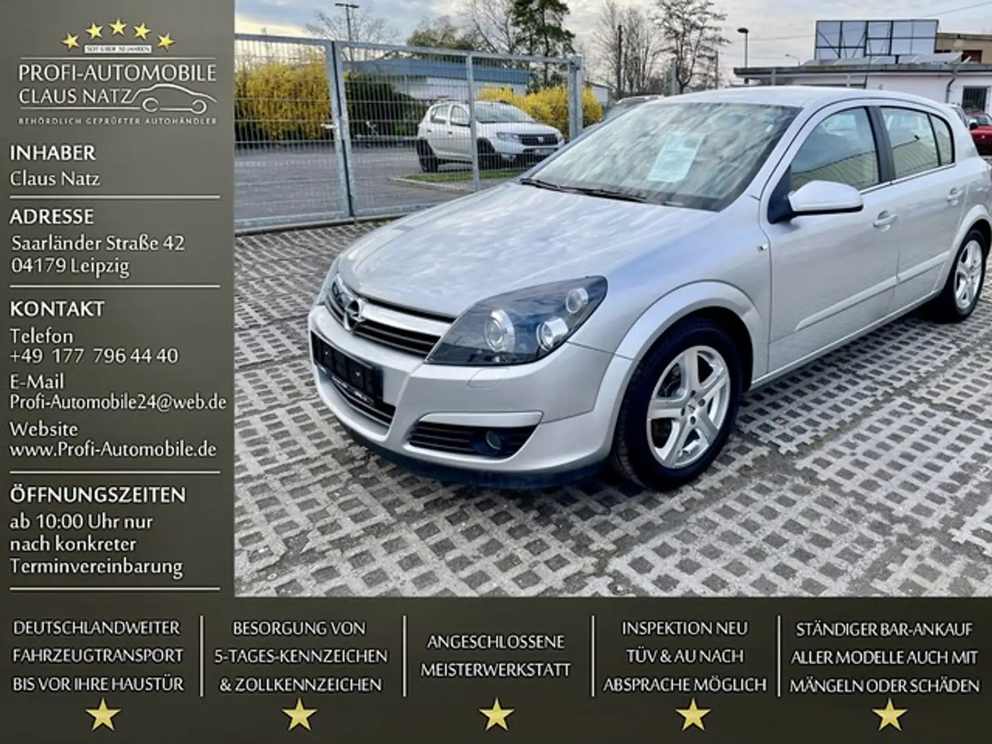 Opel Astra H 1,6*Xenon*Navi*STEUERGERÄT PROBLEM* Argento - 1