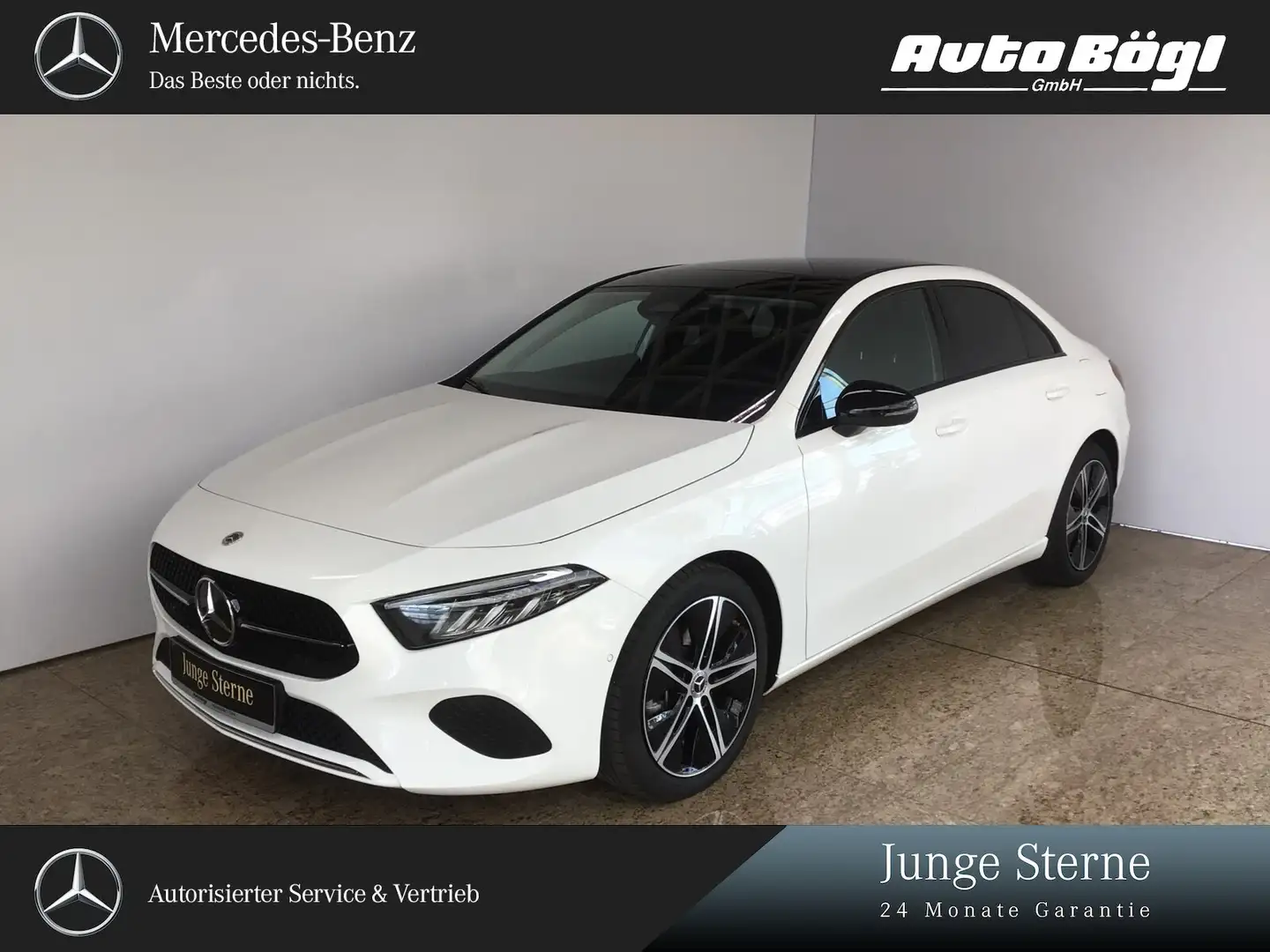 Mercedes-Benz A 220 A 220 4M Limo Progressive Advan/Leder/Night/Pano Fehér - 1