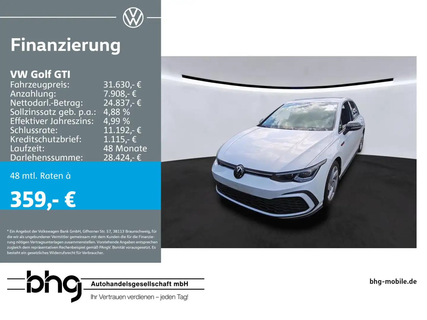 Volkswagen Golf GTI 2.0 TSI #Navi #LED-Plus Weiß - 1