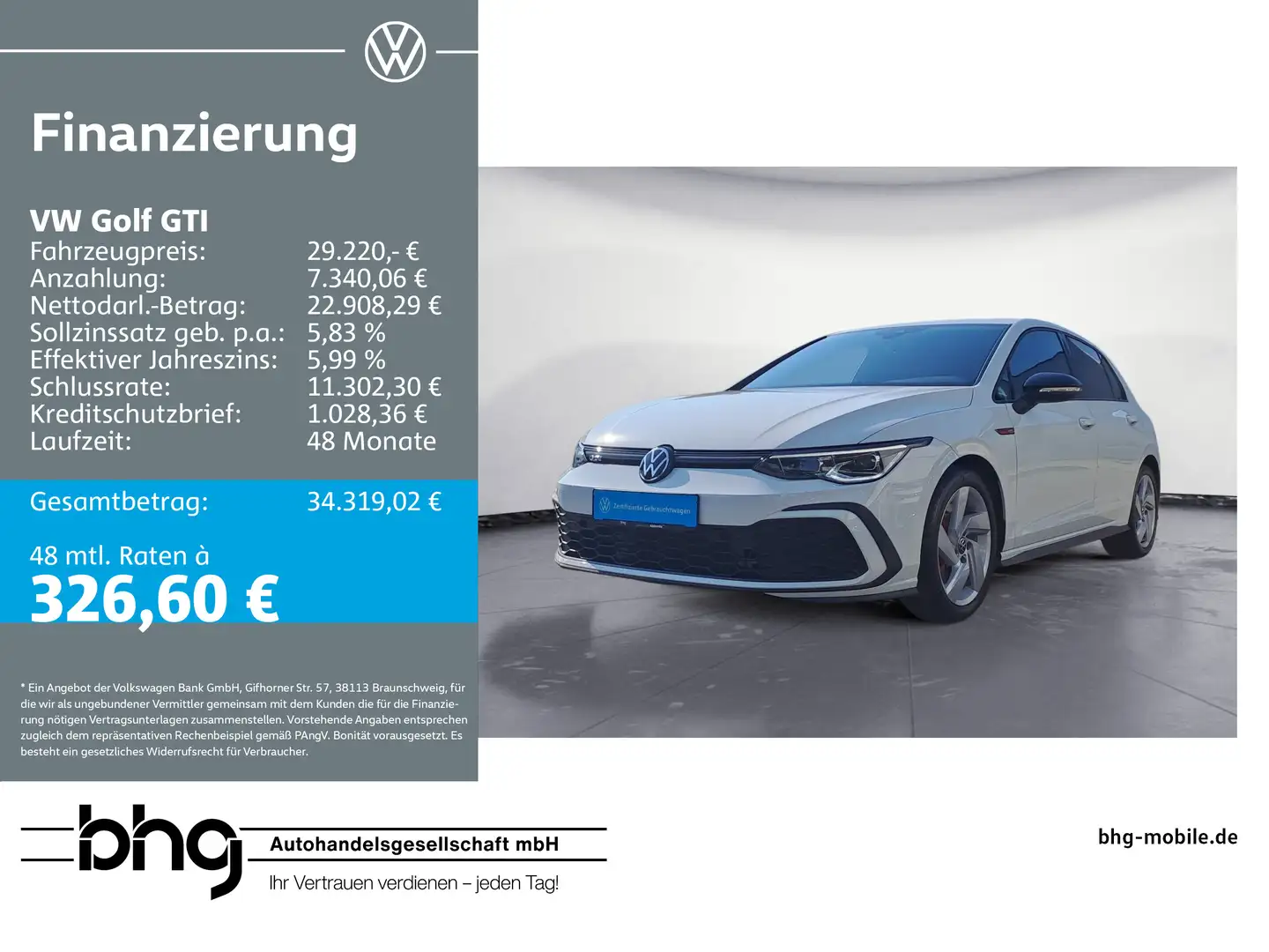 Volkswagen Golf GTI 2.0 TSI #Navi #LED-Plus Weiß - 1
