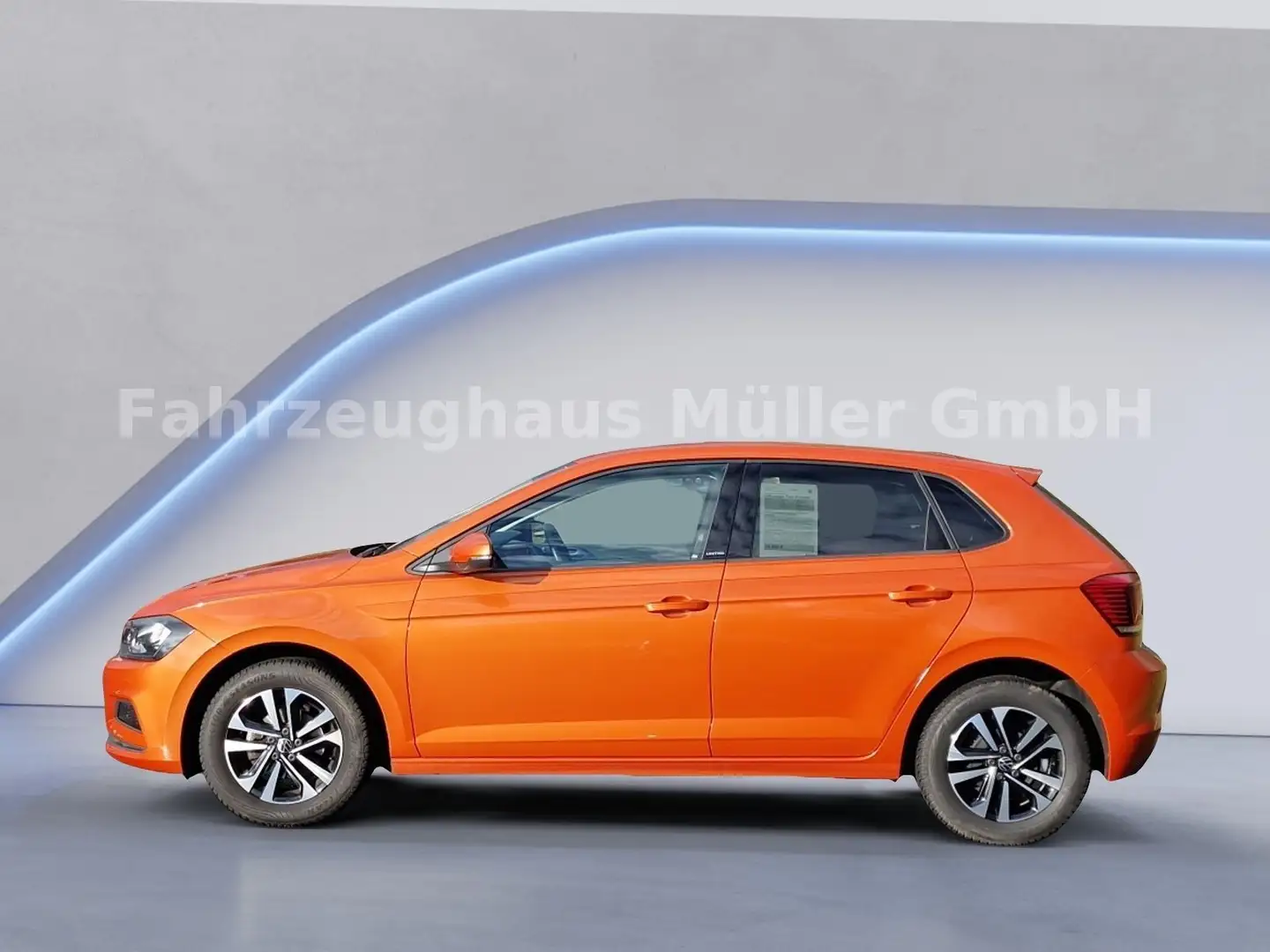 Volkswagen Polo VI United 95 PS DSG Oranje - 2