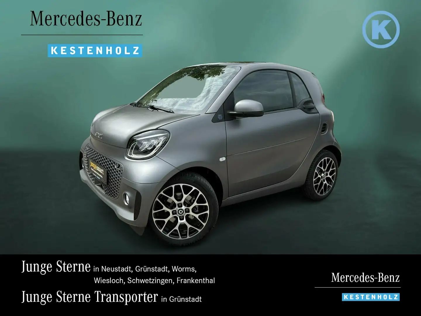 smart forTwo EQ fortwo PRIME+22kW+KAMERA+EXCLUSIVE+PLUS-PAKET Grau - 1