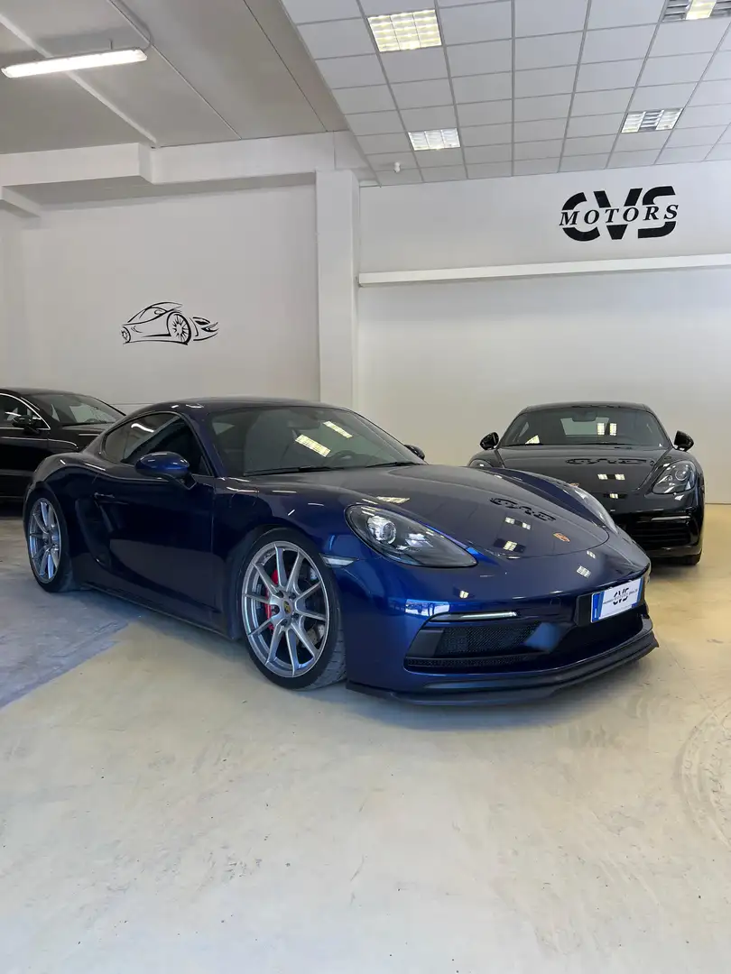 Porsche Cayman 718 4.0 GTS PROMO GARANZIA 12/36 MESI Bleu - 1