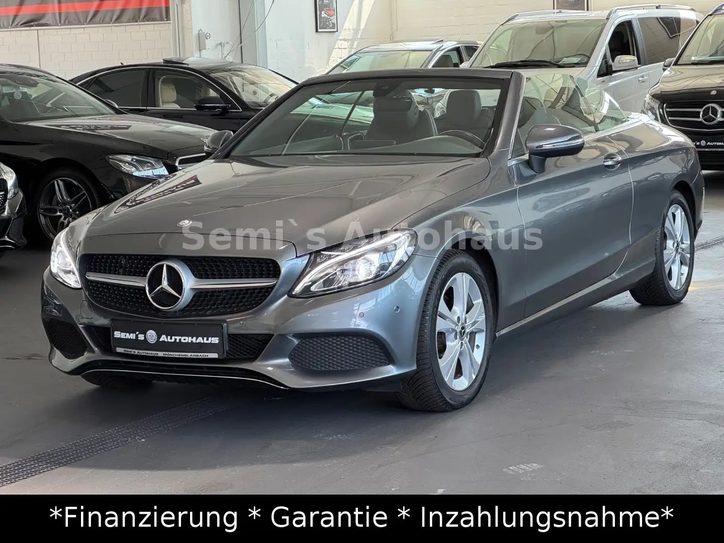 Mercedes-Benz C 180 Cabrio|LED|Navi|Leder|6-Gang Grau - 1
