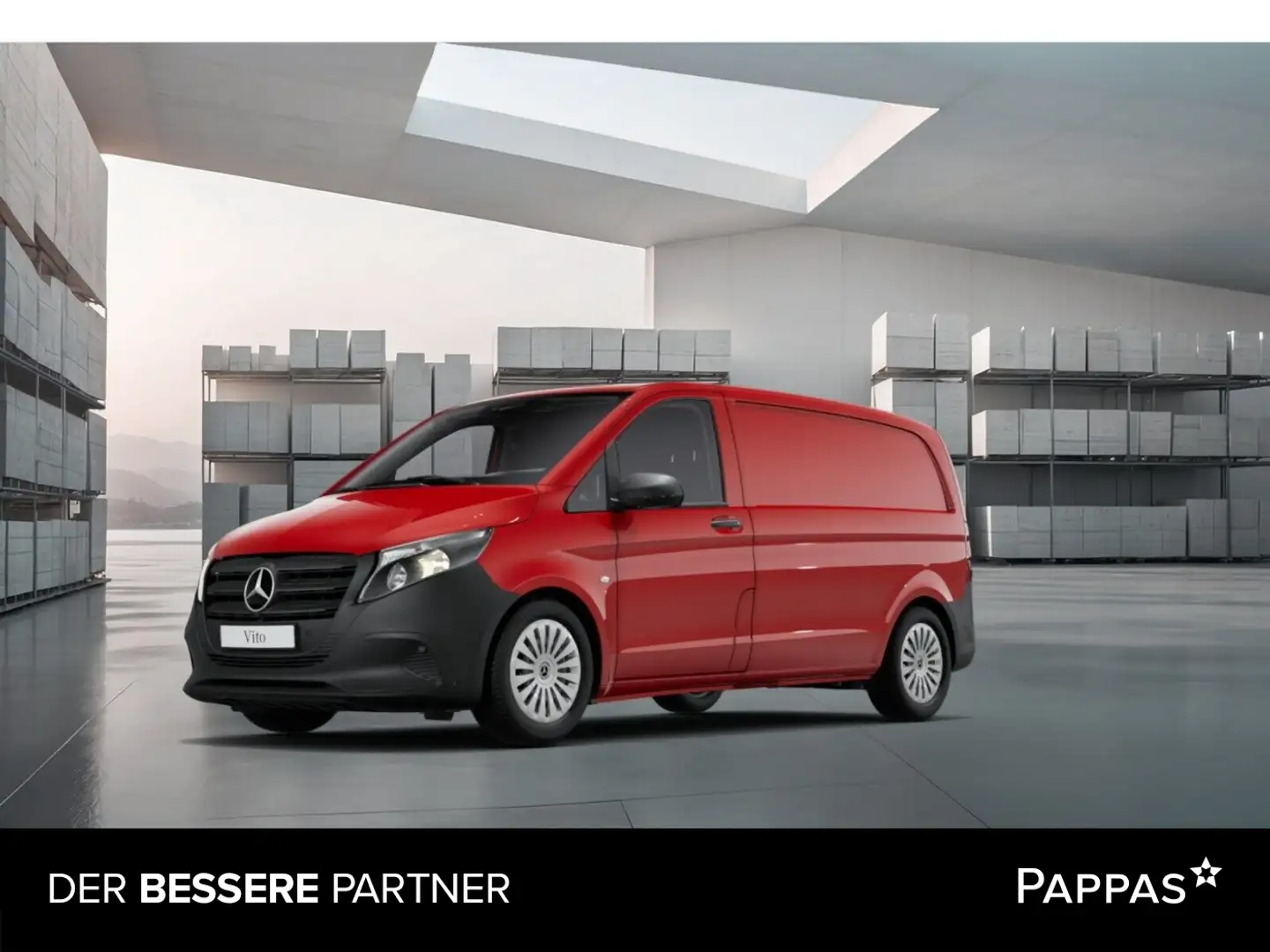Mercedes-Benz Vito 116 CDI 4x4 Kasten Kompakt Aut. SHZ PTS AHK Rot - 1