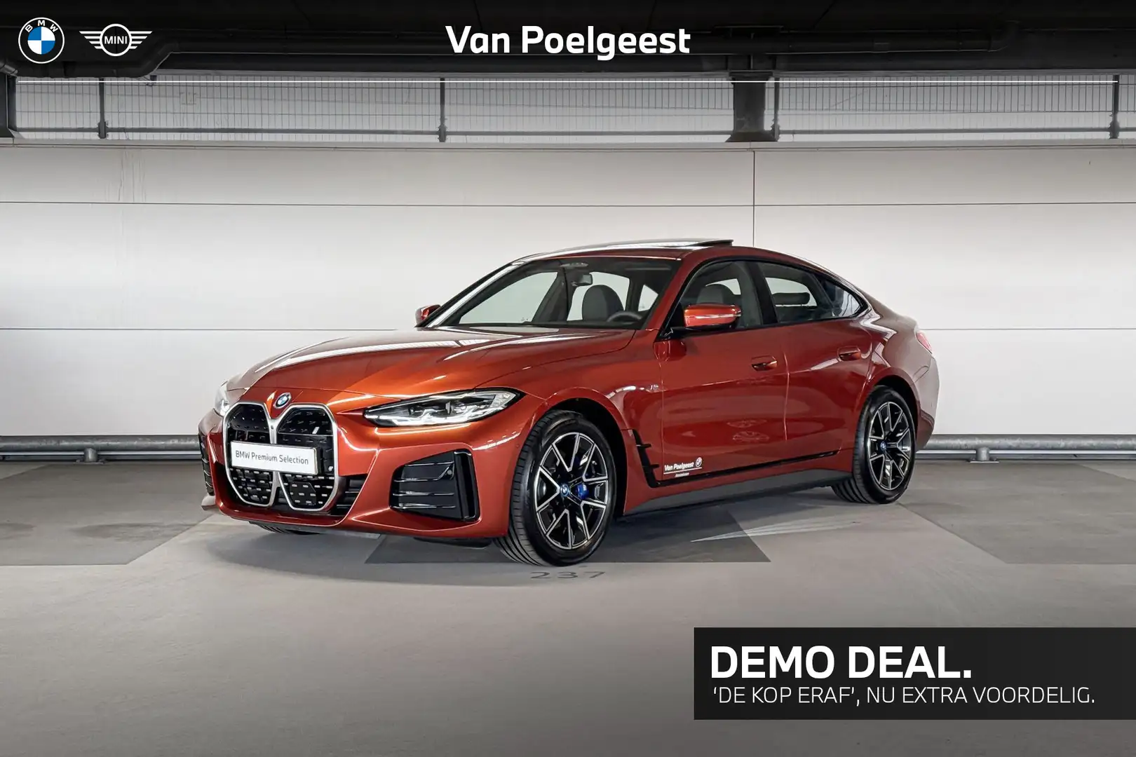 BMW i4 eDrive40 High Executive | Safety Pack | BMW Person Orange - 1