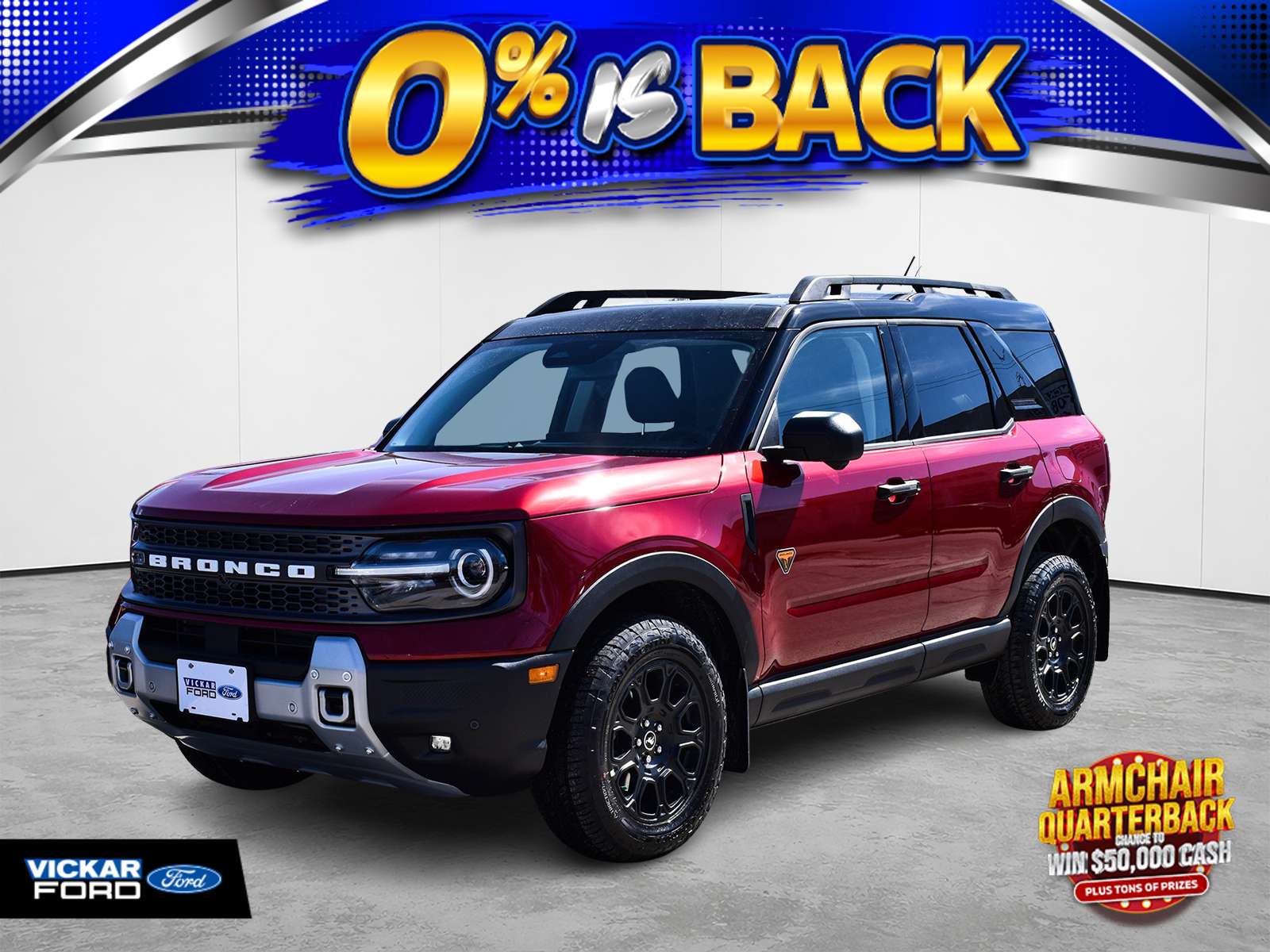 Red 2026 Ford Bronco Sport SUV / Crossover All-Wheel Drive Automatic