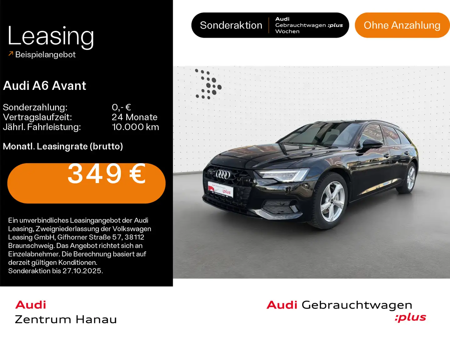 Audi A6 45 TDI quattro advanced*NAVI-PLUS*MATRI Negro - 1