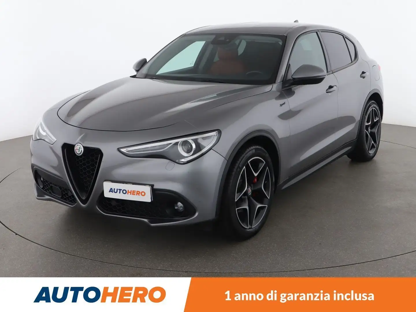 Alfa Romeo Stelvio 2.2 JTDM Sprint 190 CV AT8 Gris - 1