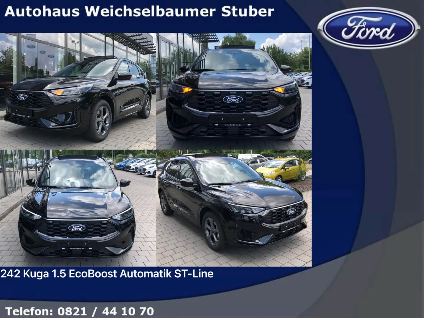 Ford Kuga 242 Kuga 1.5 EcoBoost Automatik ST-Line Schwarz - 1