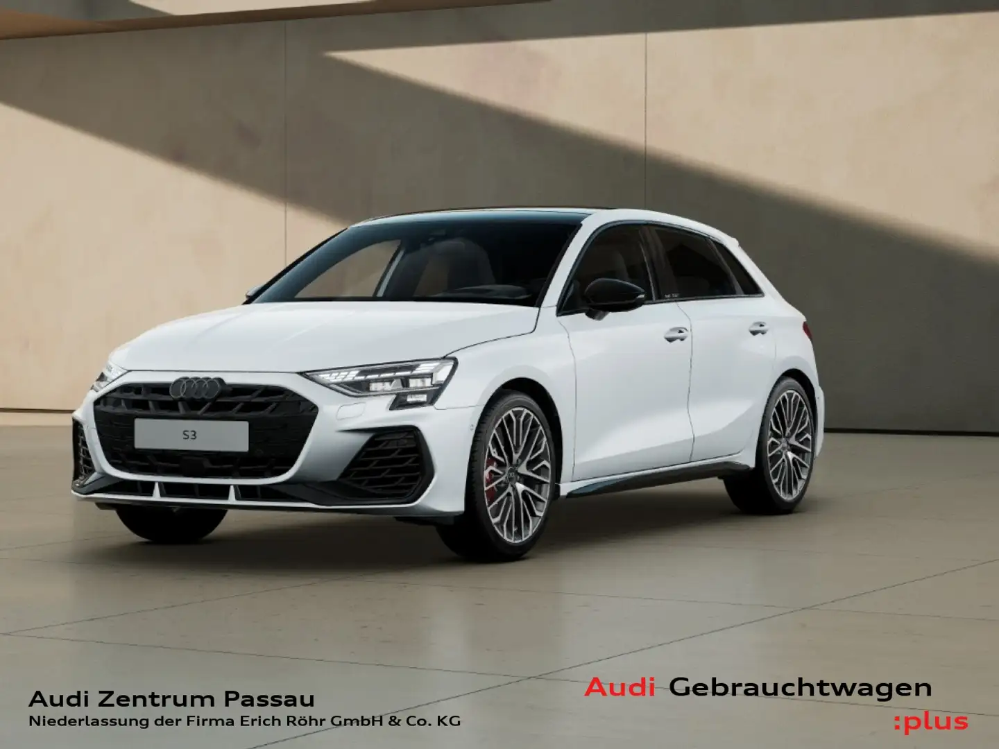 Audi S3 Sportback TFSI S tro. MATRIX PANO HEAD-UP virt. Co Weiß - 1