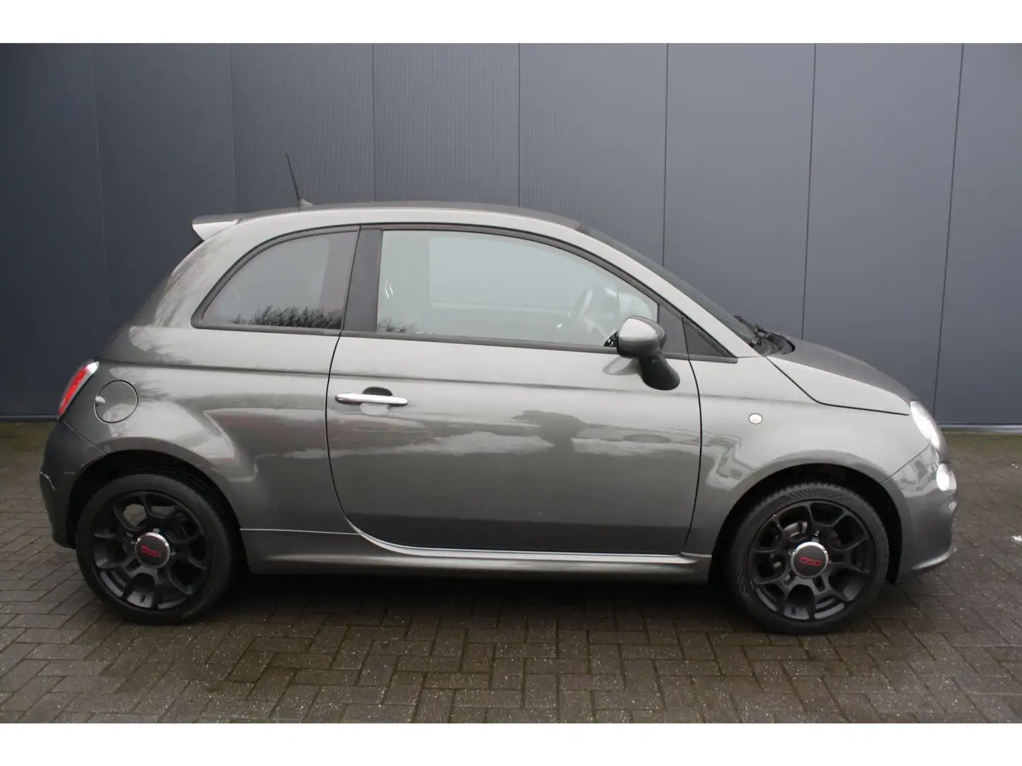 Fiat 500 1.2 Lounge SPORT - AIRCO - LM VELGEN Grau - 2