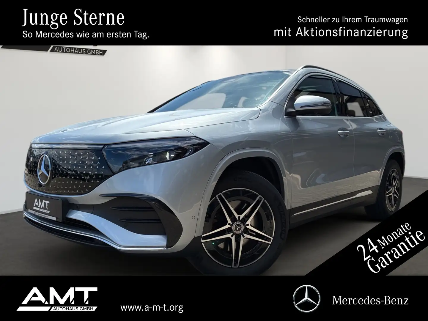 Mercedes-Benz EQA 350 EQA 350 4MATIC AMG Line/Navi/Pano-Dach/Distronic Argent - 1