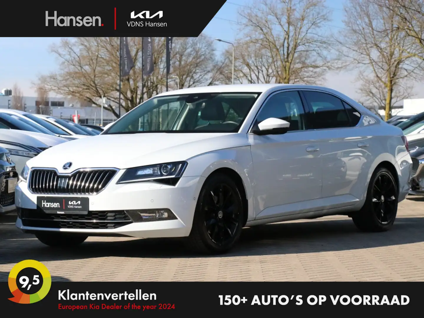 Skoda Superb 1.8 TSI Sportline Business I Leder I Navi I Elektr Wit - 1