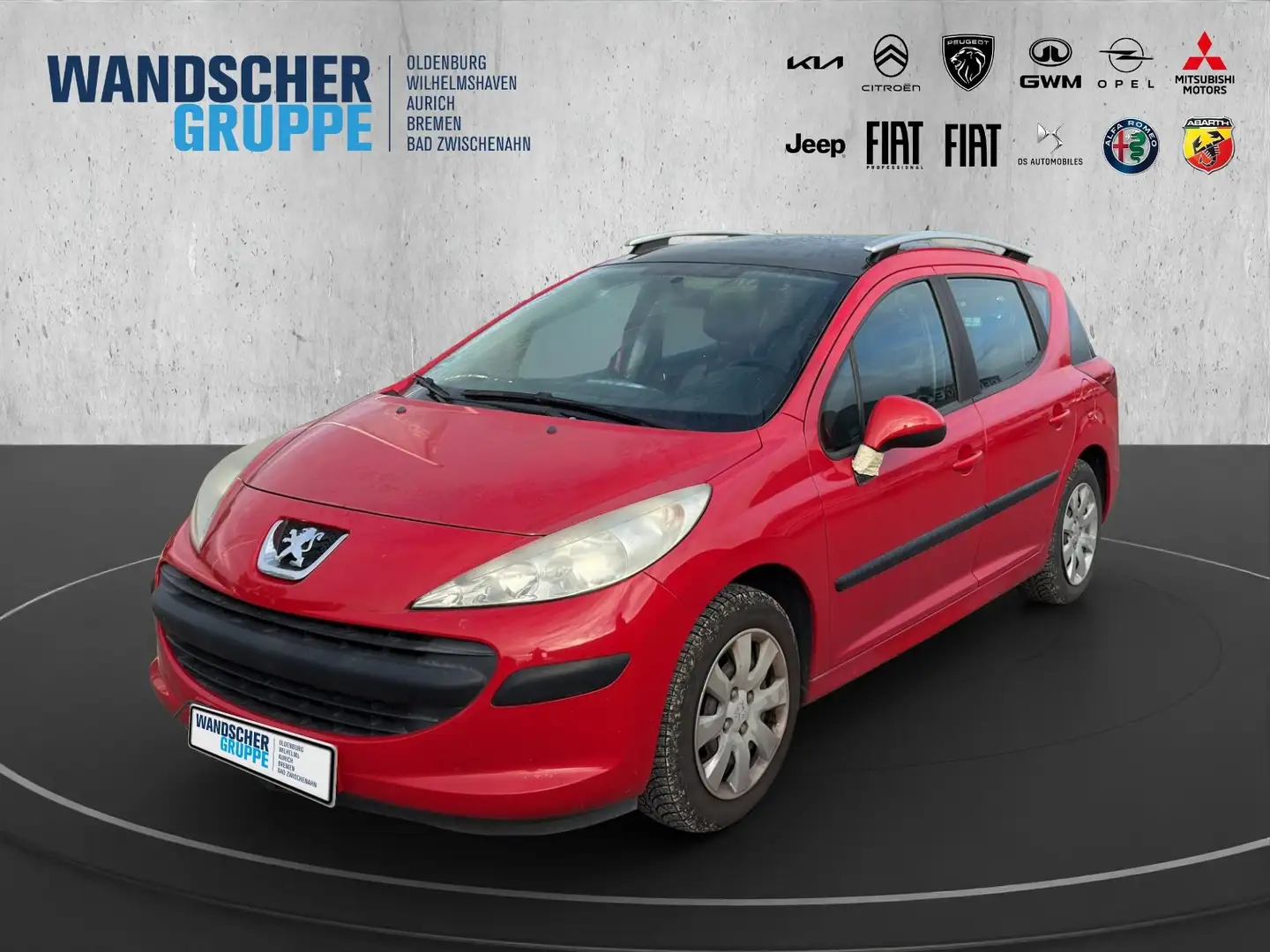 Peugeot 207 1.4 75 SW Tendance Pano Rouge - 1