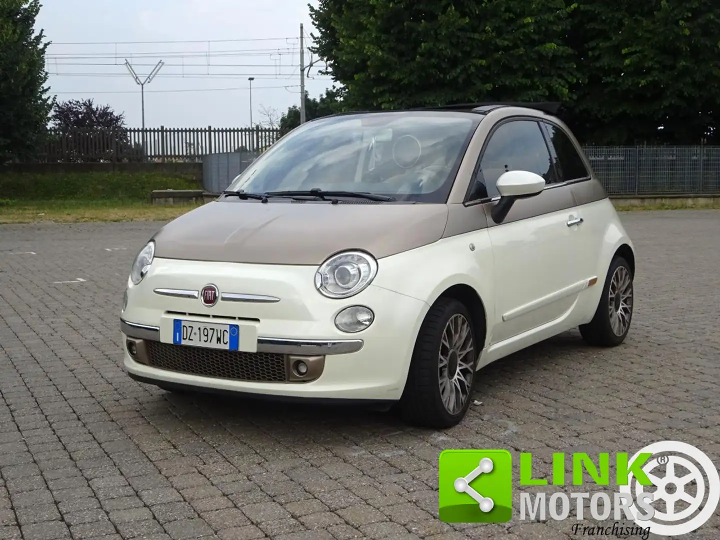 Fiat 500C C 1.4 16V SASSICAIA -unica- Beige - 1