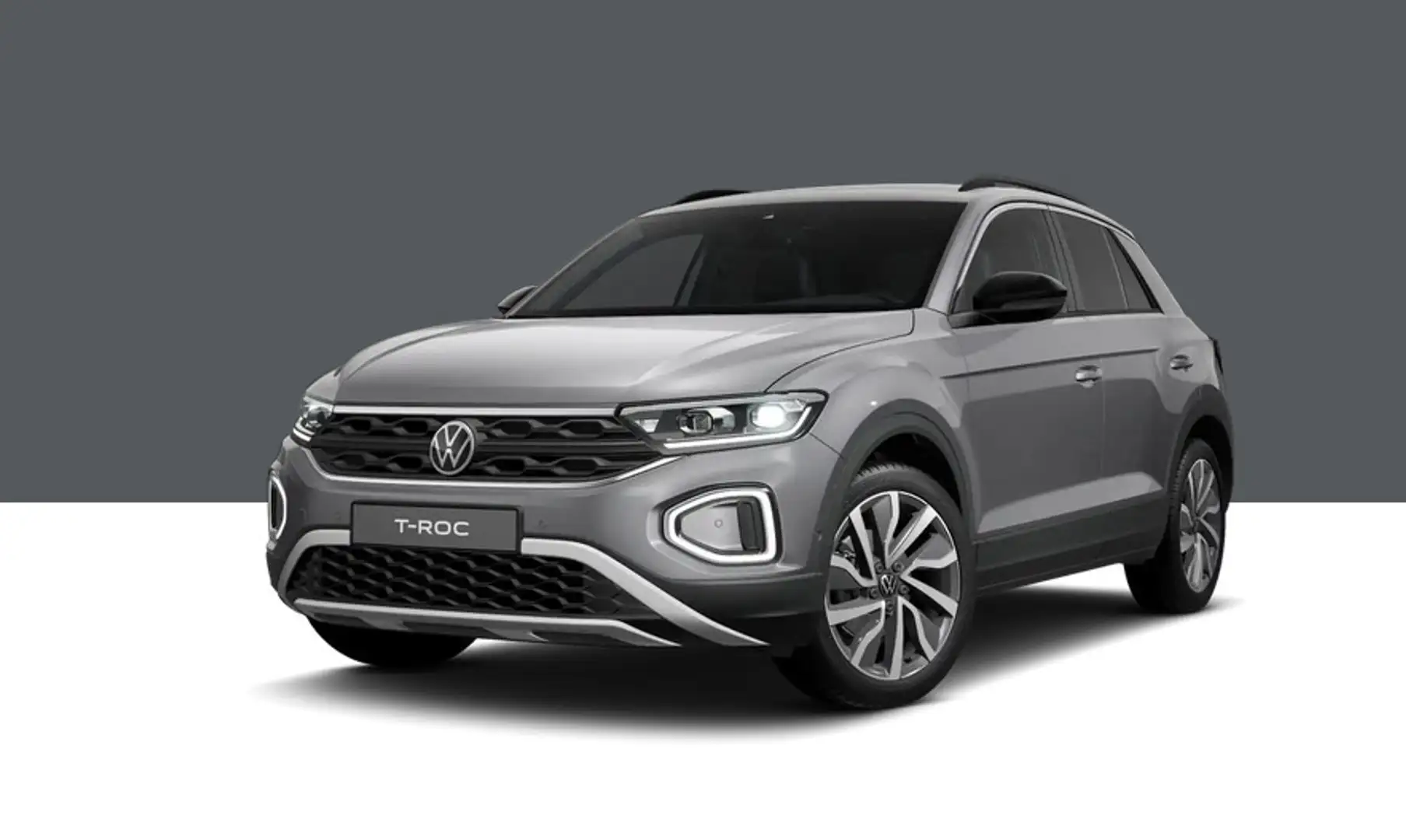 Volkswagen T-Roc 1.5 TSI DSG GOAL | NAVI | AHK | ACC | Gris - 2
