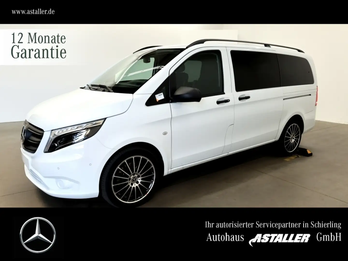 Mercedes-Benz Vito 124 CDI Tourer Edition Pro LangL2 Liege+19" Weiß - 1