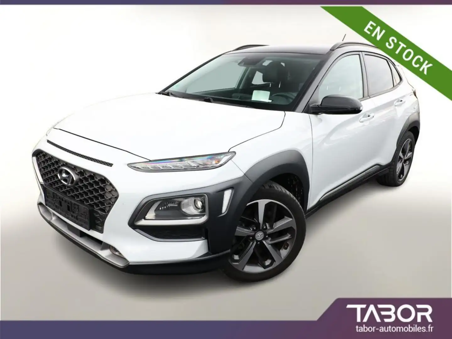 Hyundai KONA 1.6 T-GDI 177 4WD DCT Premium HUD Blanc - 1